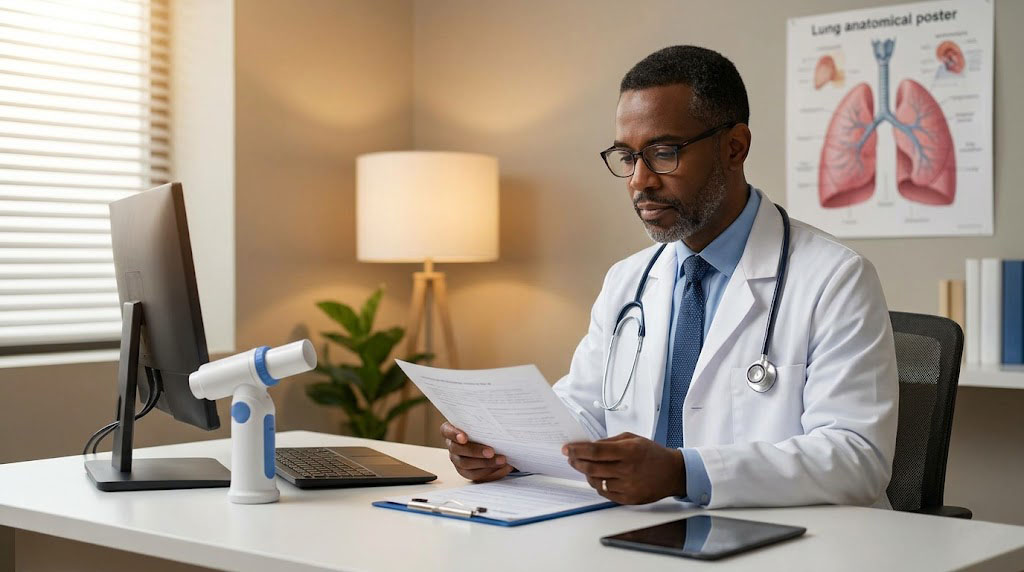 PFTs in the Chart, COPD and Asthma Workflows clinical environment