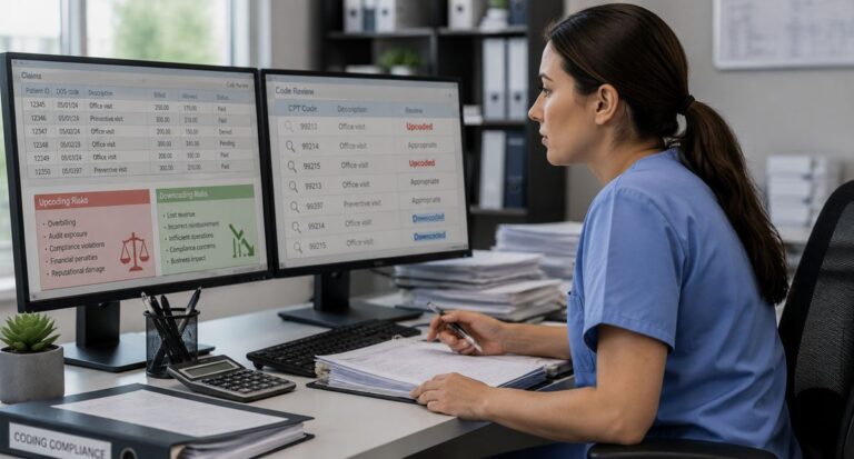 Upcoding vs Downcoding: Small Coding Errors, Big Financial Risks