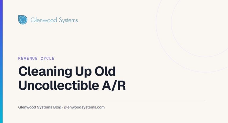 Importance of cleaning up old uncollectible A/R